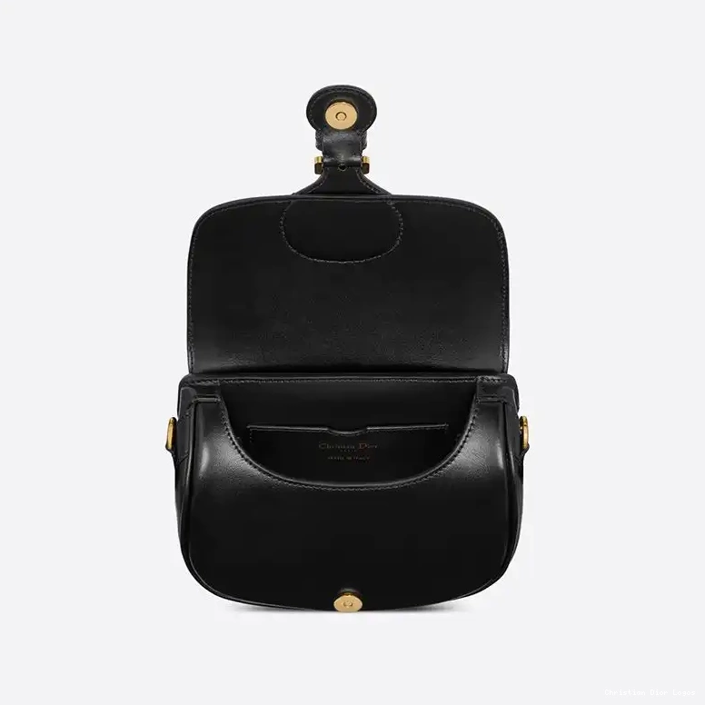 Cheap Dior Box Bag Bobby Small Black Calfskin 0504 Luxury